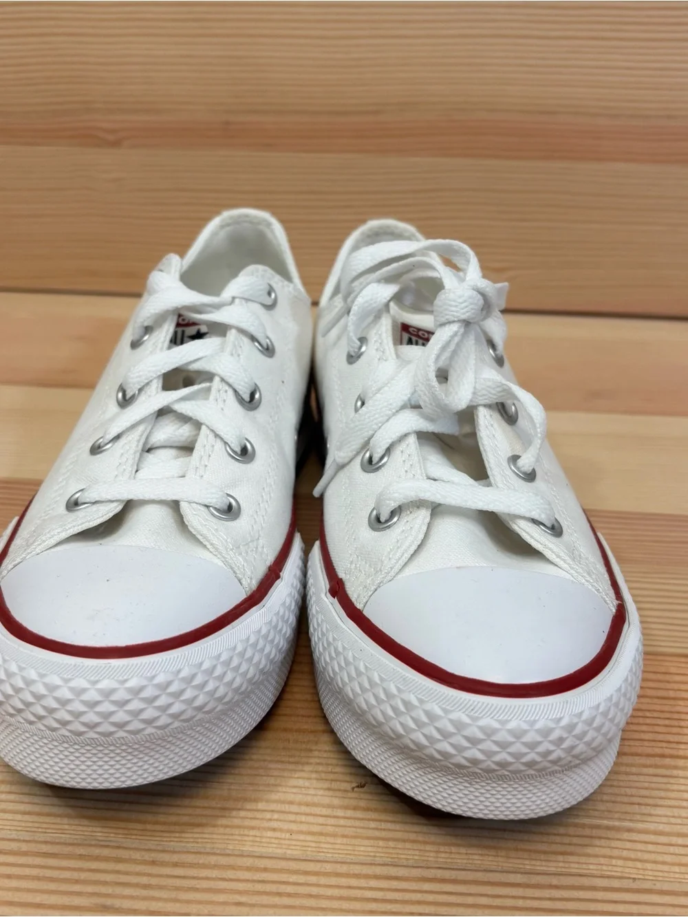Converse Canvas All‎ Star CTAS EVA Lift OX Low Top White  Kids  Sz 2.5 Youth